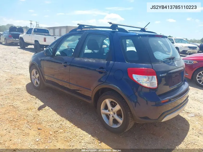2008 Suzuki Sx4 Convenience/Touring VIN: JS2YB413785110223 Lot: 42722321
