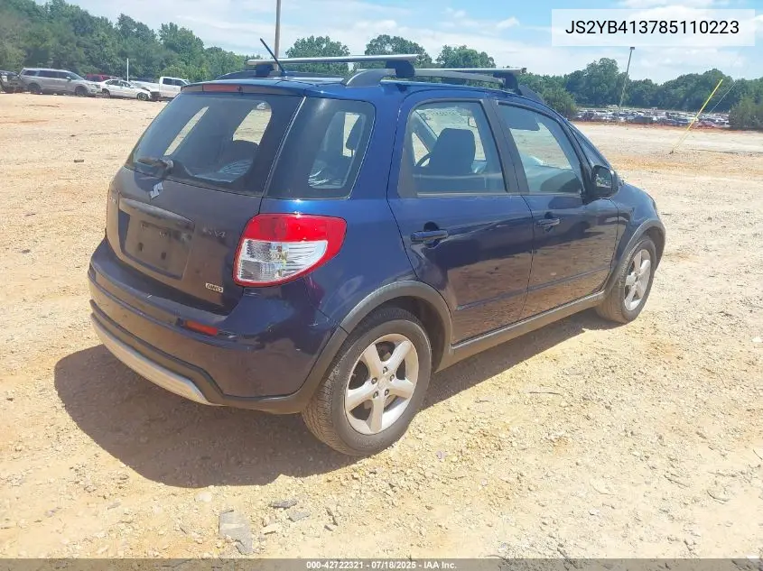 2008 Suzuki Sx4 Convenience/Touring VIN: JS2YB413785110223 Lot: 42722321