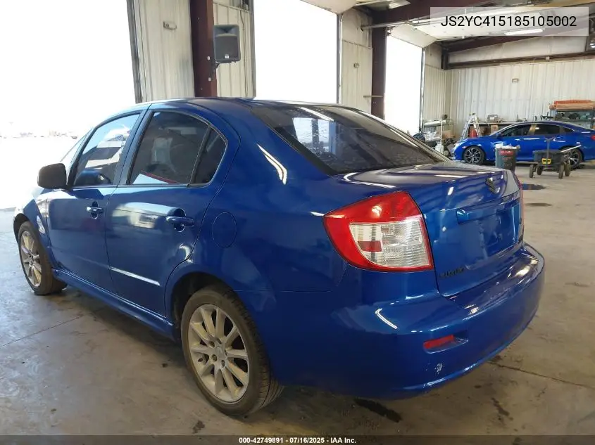 2008 Suzuki Sx4 Sport Convenience/Sport Road Trip Edition Touring 2 VIN: JS2YC415185105002 Lot: 42749891