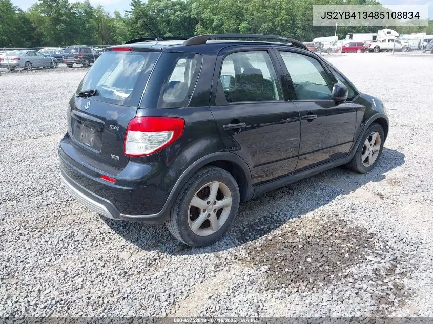 2008 Suzuki Sx4 Convenience/Touring VIN: JS2YB413485108834 Lot: 42752619