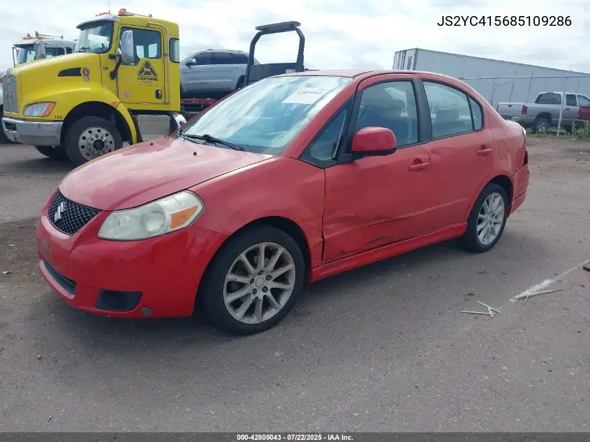 2008 Suzuki Sx4 Sport Convenience/Sport Road Trip Edition Touring 2 VIN: JS2YC415685109286 Lot: 42805043