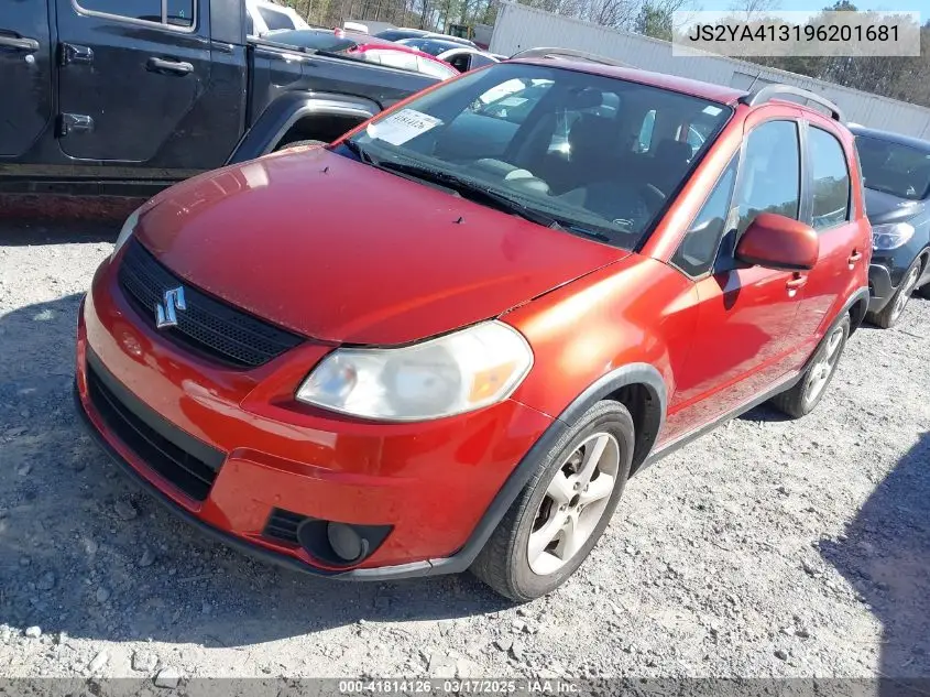 2009 Suzuki Sx4 Technology VIN: JS2YA413196201681 Lot: 41814126
