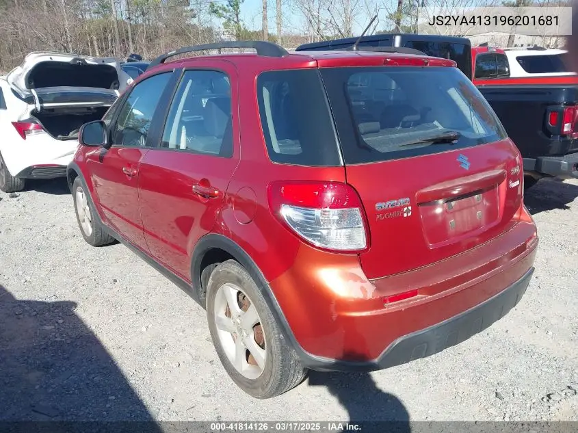 2009 Suzuki Sx4 Technology VIN: JS2YA413196201681 Lot: 41814126
