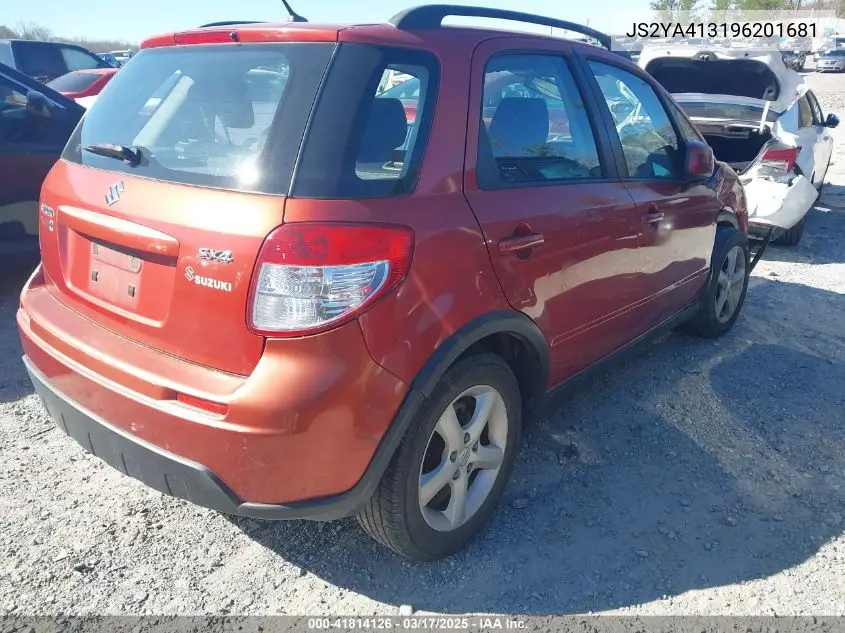 2009 Suzuki Sx4 Technology VIN: JS2YA413196201681 Lot: 41814126