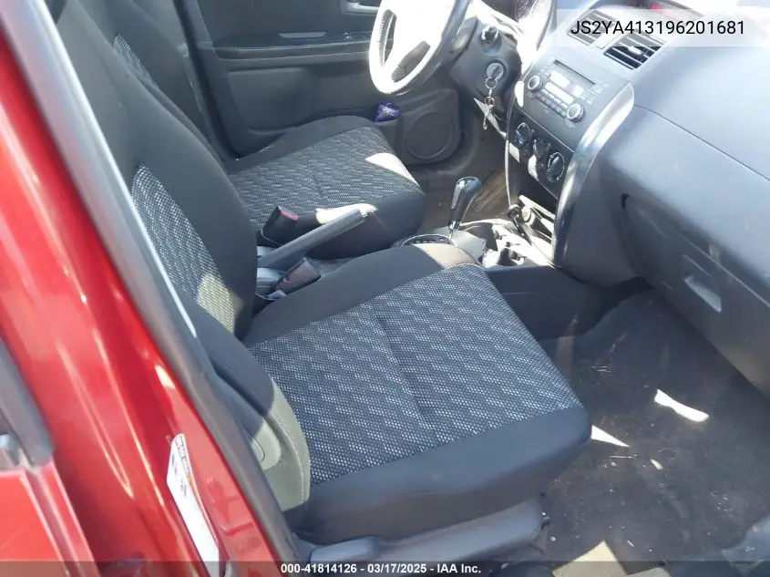 2009 Suzuki Sx4 Technology VIN: JS2YA413196201681 Lot: 41814126