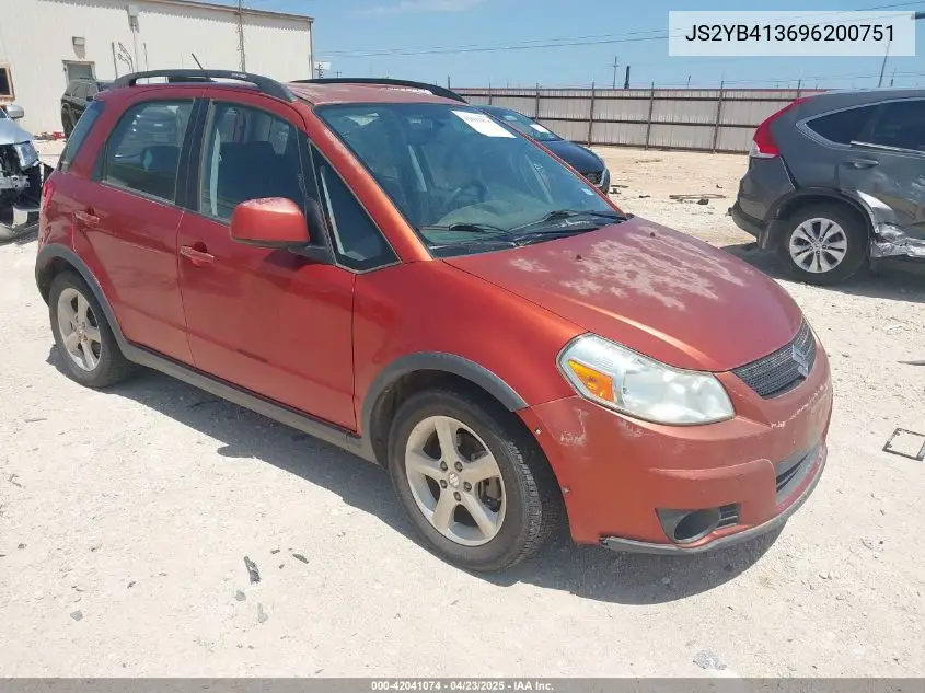 2009 Suzuki Sx4 Technology VIN: JS2YB413696200751 Lot: 42041074