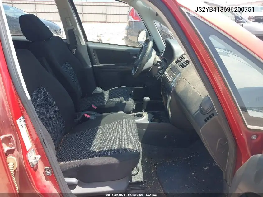 2009 Suzuki Sx4 Technology VIN: JS2YB413696200751 Lot: 42041074