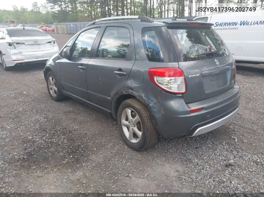 2009 Suzuki Sx4 Touring VIN: JS2YB417396202749 Lot: 42202316
