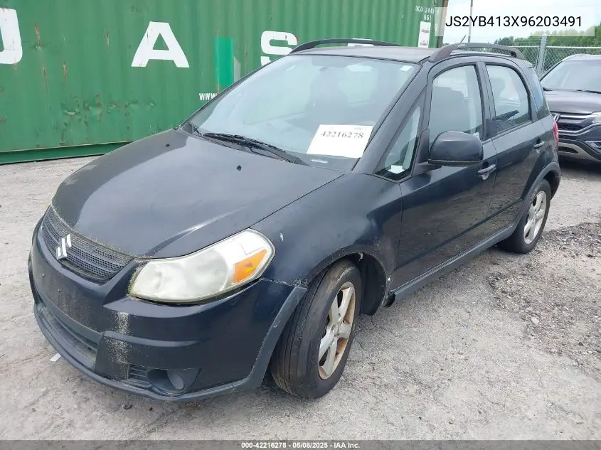 2009 Suzuki Sx4 Technology VIN: JS2YB413X96203491 Lot: 42216278
