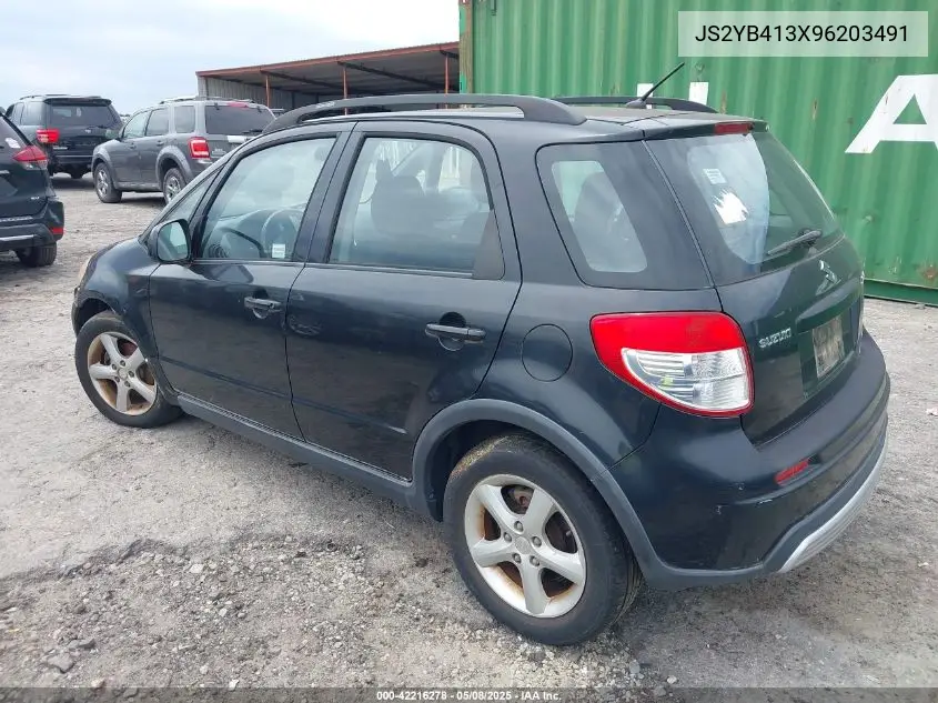 2009 Suzuki Sx4 Technology VIN: JS2YB413X96203491 Lot: 42216278