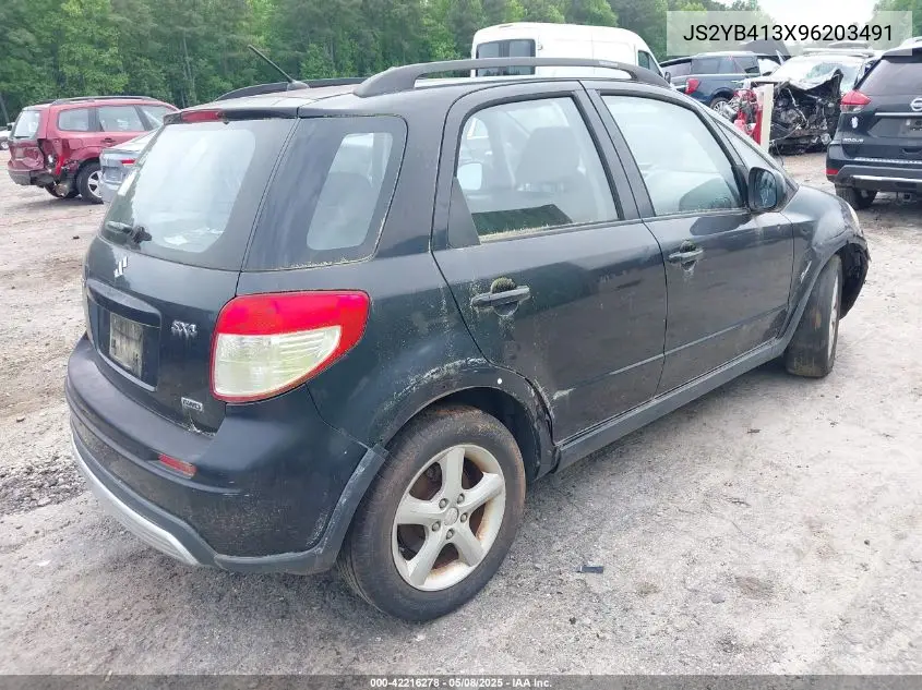 2009 Suzuki Sx4 Technology VIN: JS2YB413X96203491 Lot: 42216278