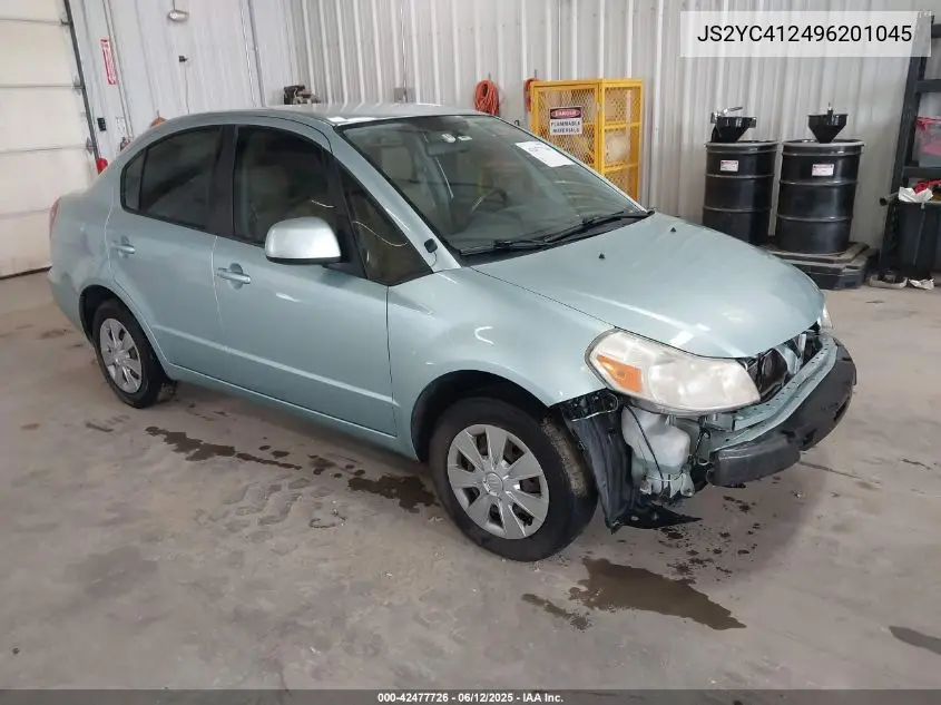 2009 Suzuki Sx4 Le/Le Popular VIN: JS2YC412496201045 Lot: 42477726