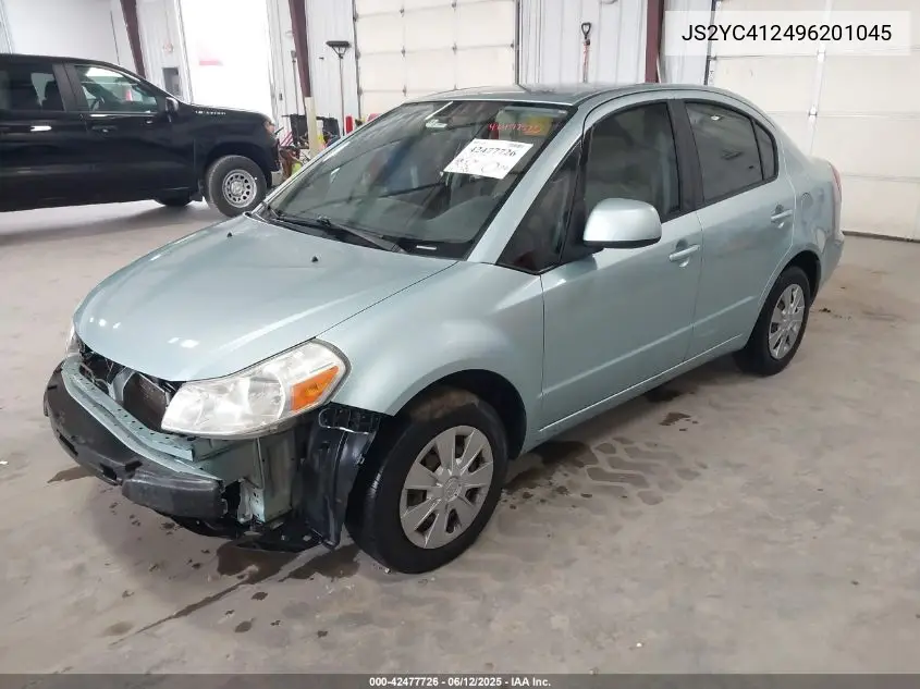 2009 Suzuki Sx4 Le/Le Popular VIN: JS2YC412496201045 Lot: 42477726