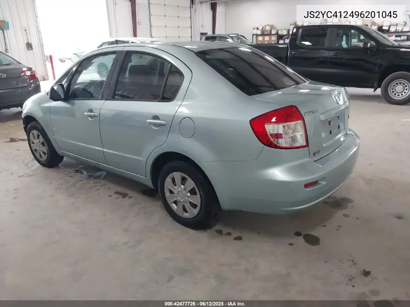 2009 Suzuki Sx4 Le/Le Popular VIN: JS2YC412496201045 Lot: 42477726