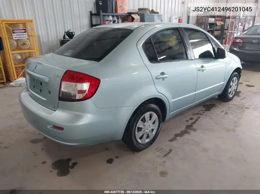 2009 Suzuki Sx4 Le/Le Popular VIN: JS2YC412496201045 Lot: 42477726