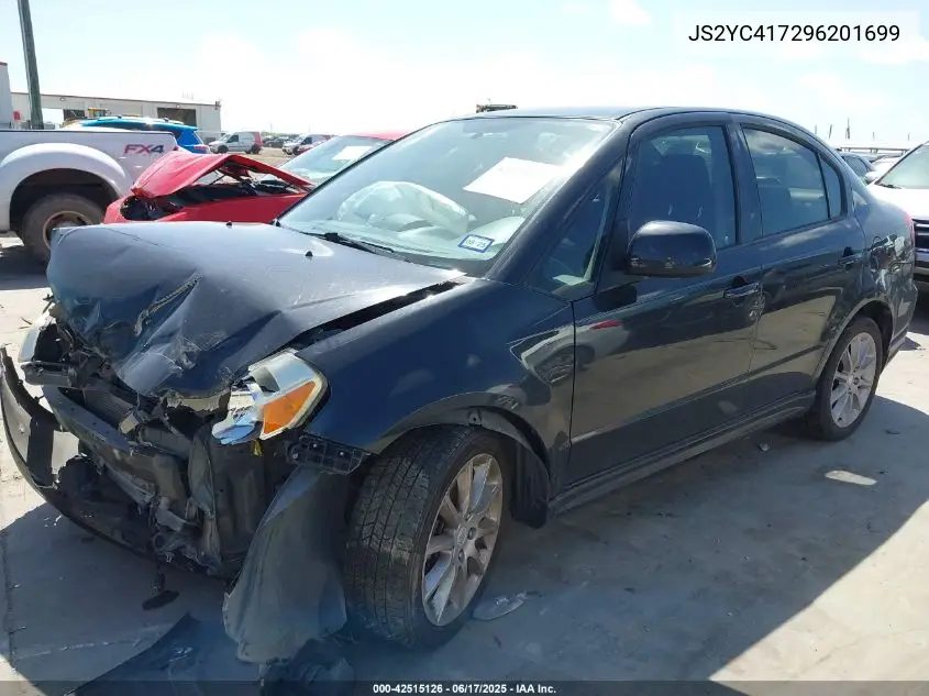 2009 Suzuki Sx4 Sport Touring VIN: JS2YC417296201699 Lot: 42515126