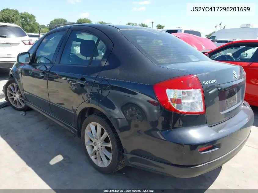 2009 Suzuki Sx4 Sport Touring VIN: JS2YC417296201699 Lot: 42515126