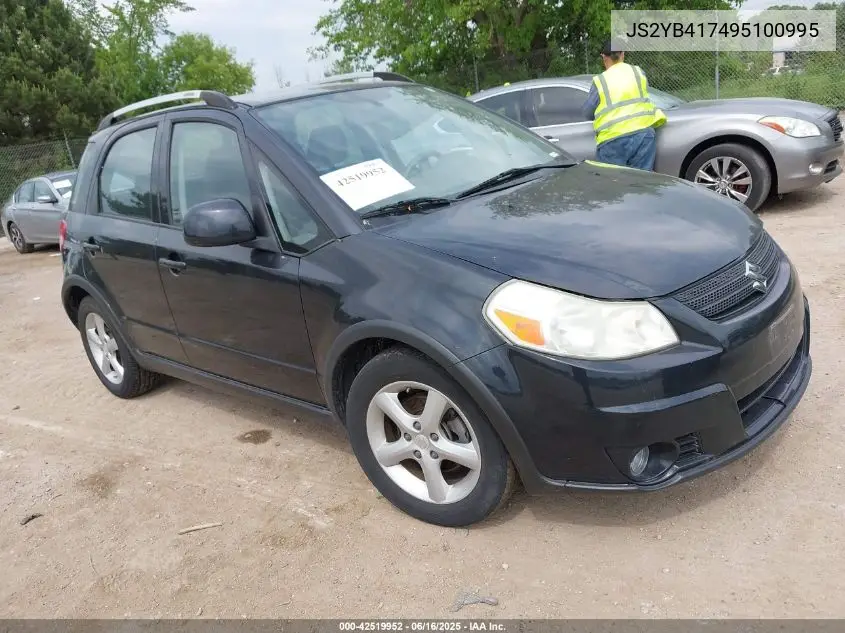 2009 Suzuki Sx4 Touring VIN: JS2YB417495100995 Lot: 42519952