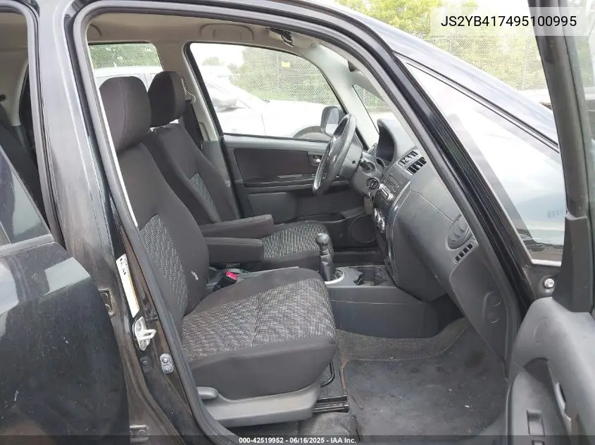 2009 Suzuki Sx4 Touring VIN: JS2YB417495100995 Lot: 42519952