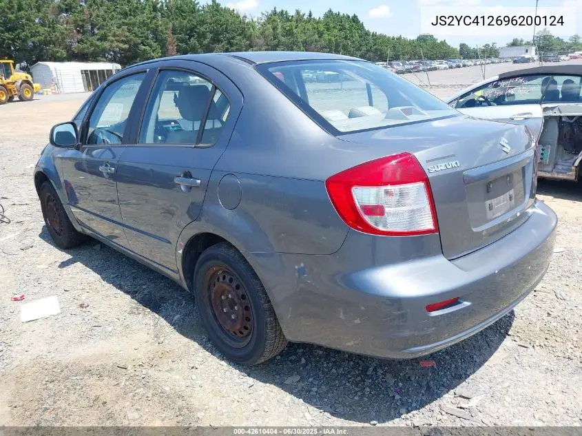 2009 Suzuki Sx4 Le/Le Popular VIN: JS2YC412696200124 Lot: 42610404