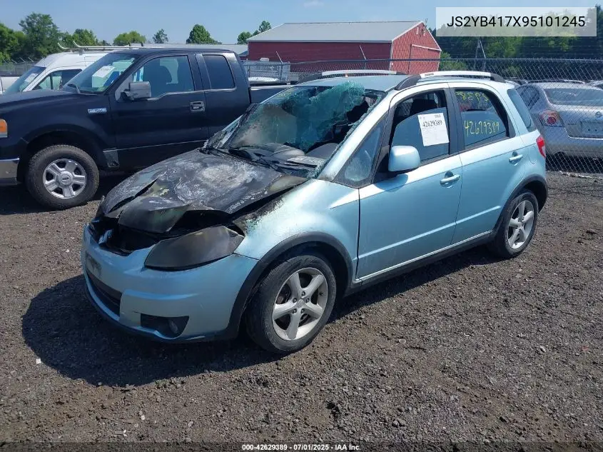 2009 Suzuki Sx4 Touring VIN: JS2YB417X95101245 Lot: 42629389