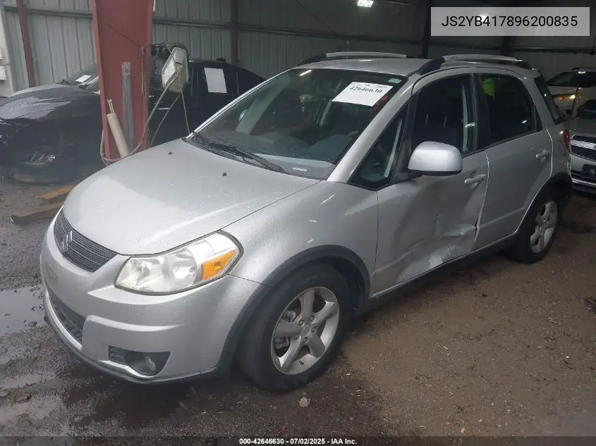 2009 Suzuki Sx4 Touring VIN: JS2YB417896200835 Lot: 42646630