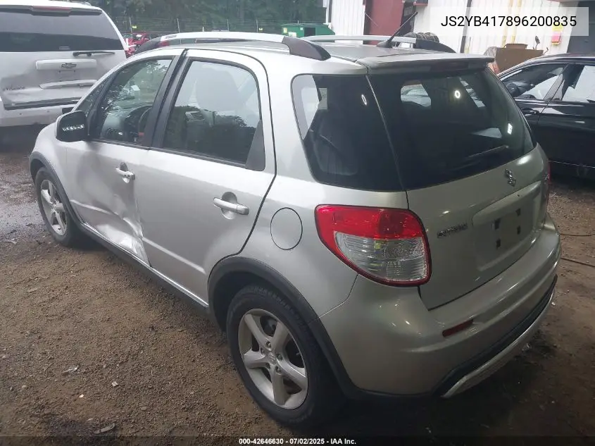 2009 Suzuki Sx4 Touring VIN: JS2YB417896200835 Lot: 42646630
