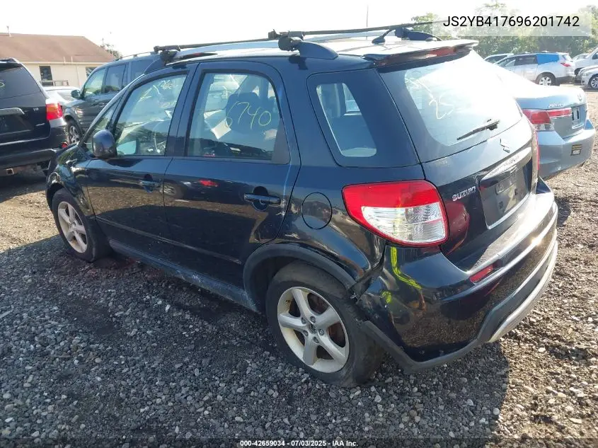 2009 Suzuki Sx4 Touring VIN: JS2YB417696201742 Lot: 42659034