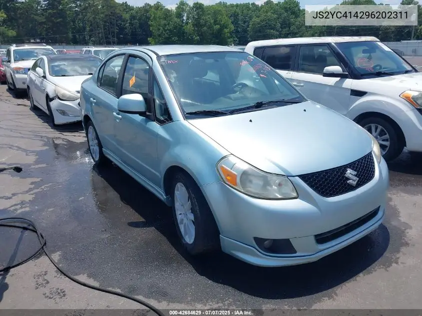 2009 Suzuki Sx4 Sport/Sport Technology VIN: JS2YC414296202311 Lot: 42684629