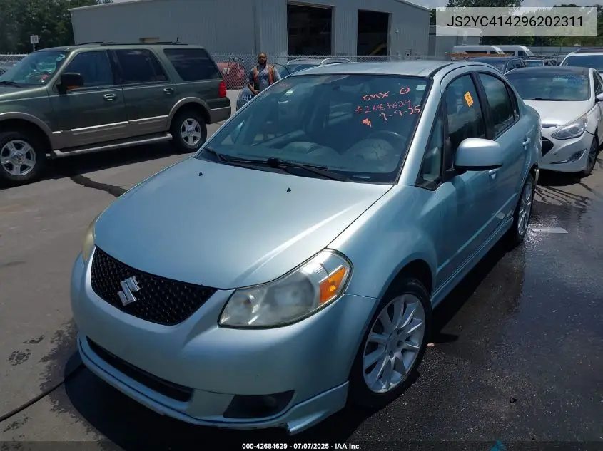 2009 Suzuki Sx4 Sport/Sport Technology VIN: JS2YC414296202311 Lot: 42684629