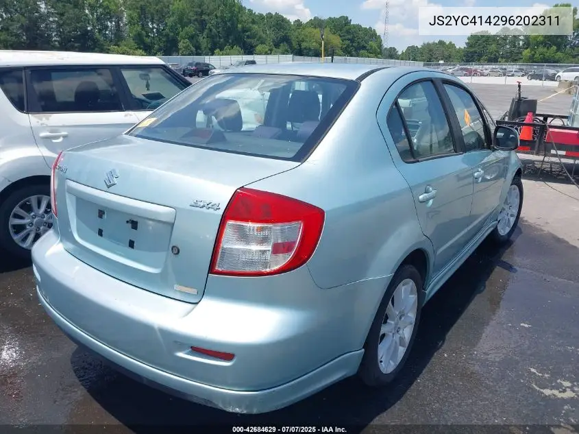 2009 Suzuki Sx4 Sport/Sport Technology VIN: JS2YC414296202311 Lot: 42684629