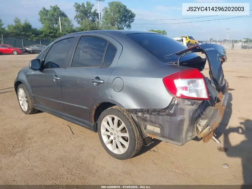 2009 Suzuki Sx4 Sport/Sport Technology VIN: JS2YC414296202003 Lot: 42696530