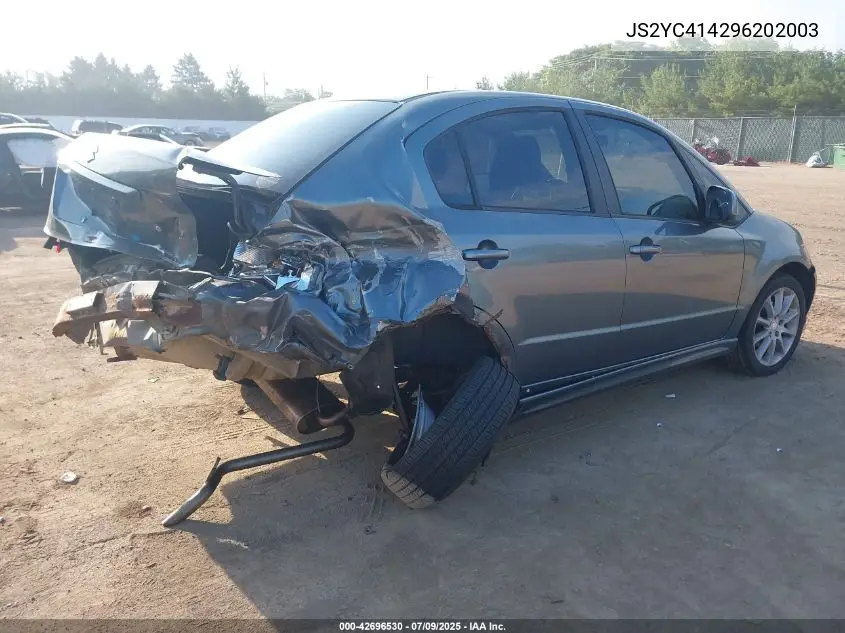 2009 Suzuki Sx4 Sport/Sport Technology VIN: JS2YC414296202003 Lot: 42696530