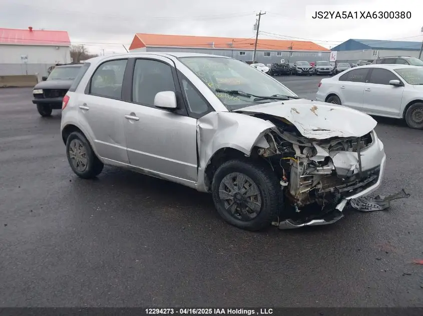 2010 Suzuki Sx4 VIN: JS2YA5A1XA6300380 Lot: 12294273