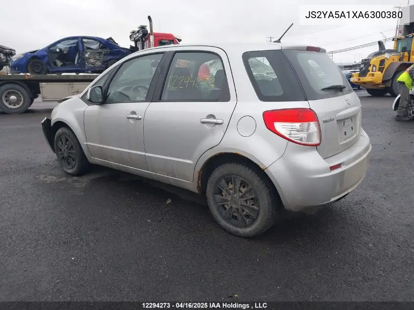 2010 Suzuki Sx4 VIN: JS2YA5A1XA6300380 Lot: 12294273