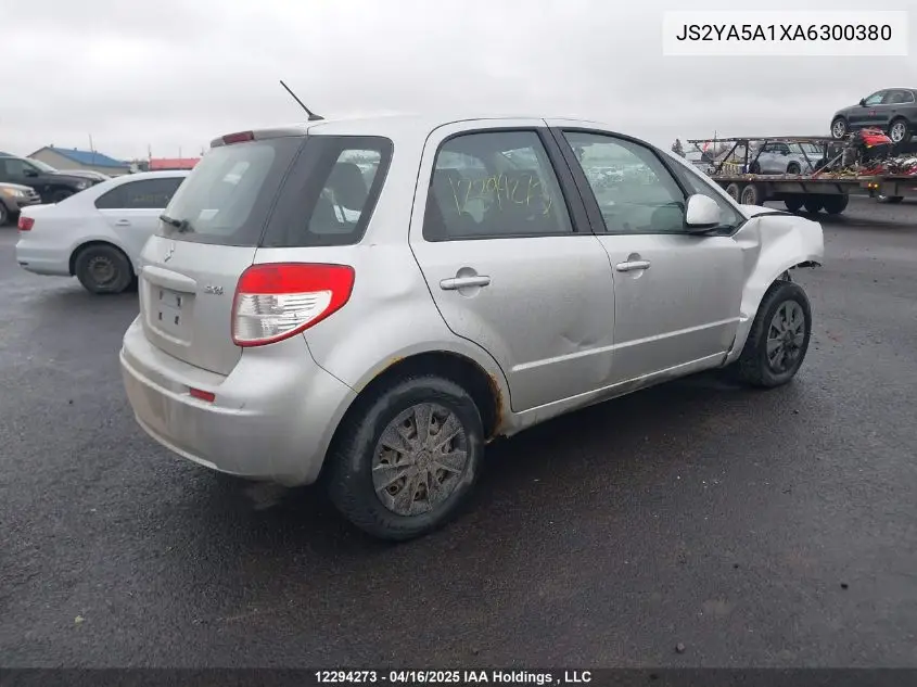 2010 Suzuki Sx4 VIN: JS2YA5A1XA6300380 Lot: 12294273