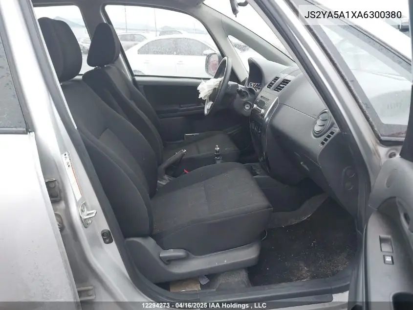 2010 Suzuki Sx4 VIN: JS2YA5A1XA6300380 Lot: 12294273