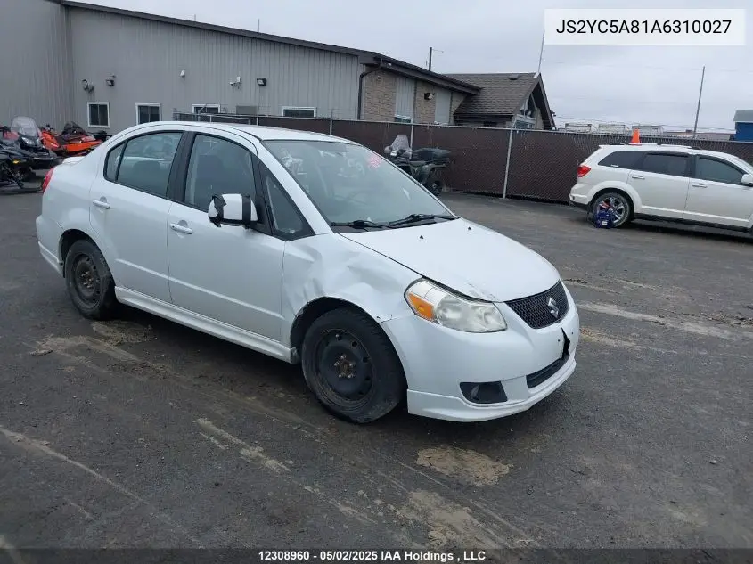 2010 Suzuki Sx4 Sedan VIN: JS2YC5A81A6310027 Lot: 12308960X