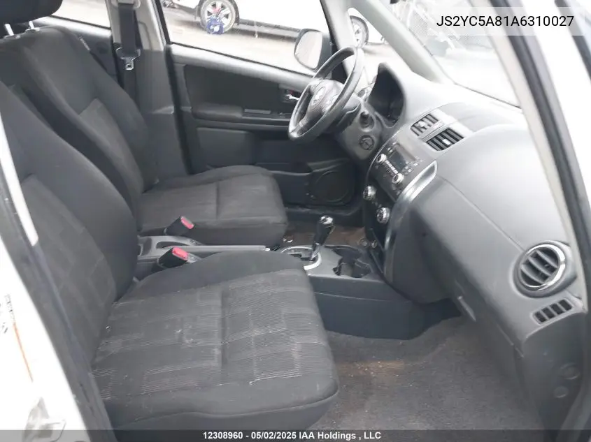 2010 Suzuki Sx4 Sedan VIN: JS2YC5A81A6310027 Lot: 12308960X