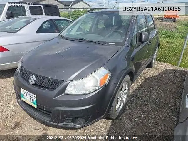 2010 Suzuki Sx4 Jx VIN: JS2YB5A21A6300855 Lot: 20212192