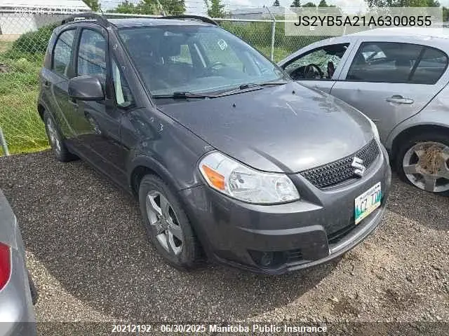 2010 Suzuki Sx4 Jx VIN: JS2YB5A21A6300855 Lot: 20212192