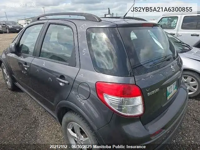 2010 Suzuki Sx4 Jx VIN: JS2YB5A21A6300855 Lot: 20212192