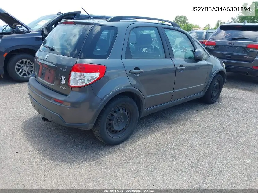 2010 Suzuki Sx4 Technology VIN: JS2YB5A34A6301894 Lot: 42417056