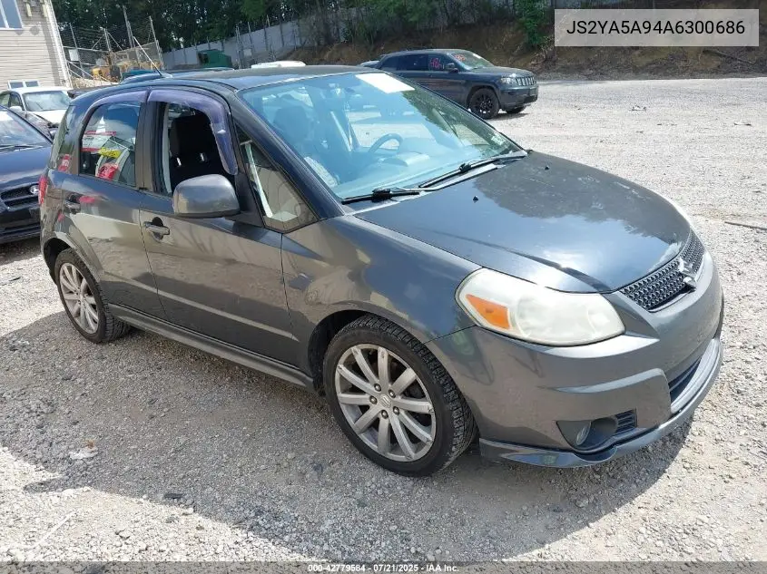 2010 Suzuki Sx4 VIN: JS2YA5A94A6300686 Lot: 42779584