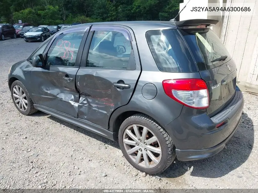 2010 Suzuki Sx4 VIN: JS2YA5A94A6300686 Lot: 42779584