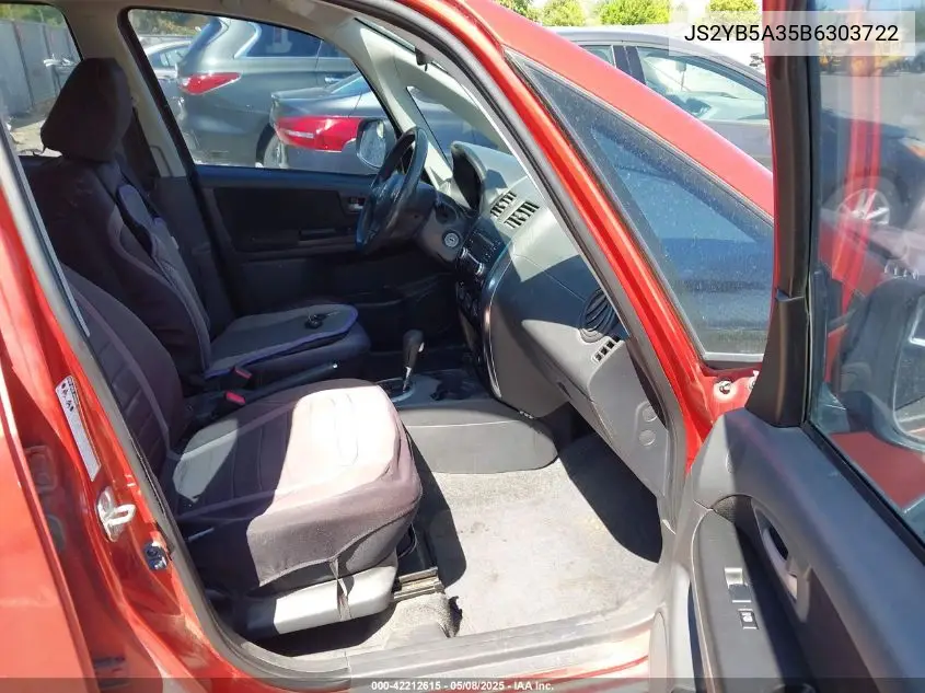 2011 Suzuki Sx4 Premium/Tech Valu Pkg (Nav) VIN: JS2YB5A35B6303722 Lot: 42212615