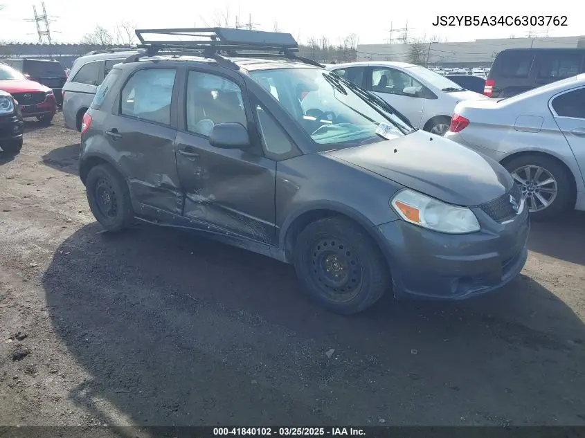 2012 Suzuki Sx4 Premium/Tech Valu Pkg (Nav) VIN: JS2YB5A34C6303762 Lot: 41840102