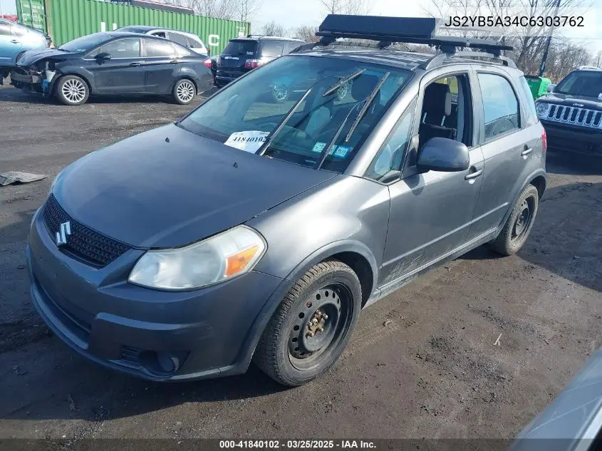 2012 Suzuki Sx4 Premium/Tech Valu Pkg (Nav) VIN: JS2YB5A34C6303762 Lot: 41840102