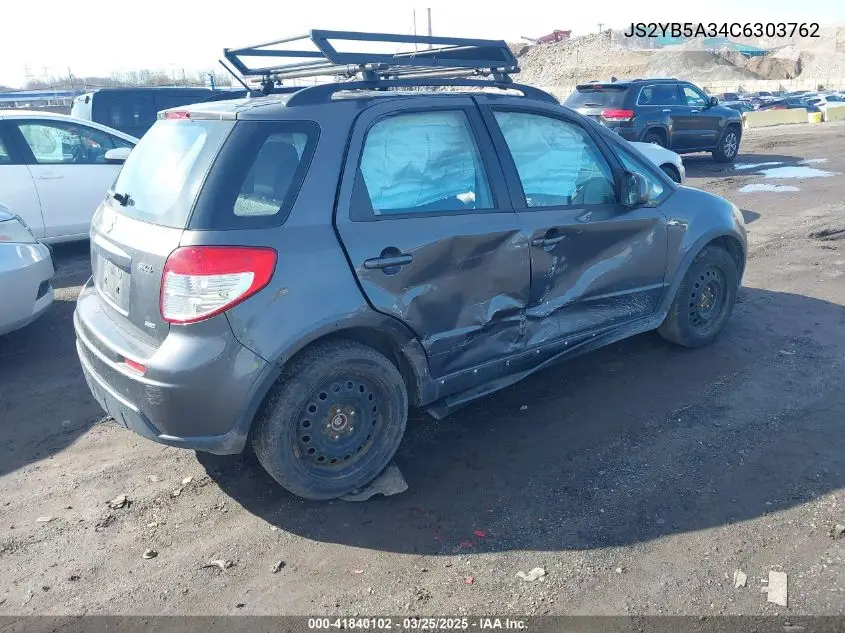 2012 Suzuki Sx4 Premium/Tech Valu Pkg (Nav) VIN: JS2YB5A34C6303762 Lot: 41840102