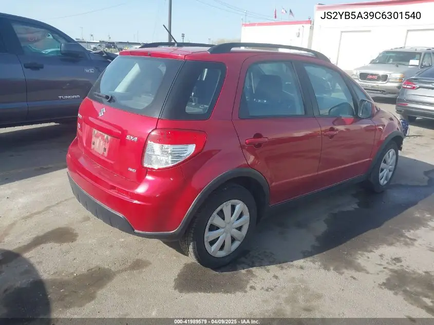 2012 Suzuki Sx4 Premium/Tech Valu Pkg (Nav) VIN: JS2YB5A39C6301540 Lot: 41989579